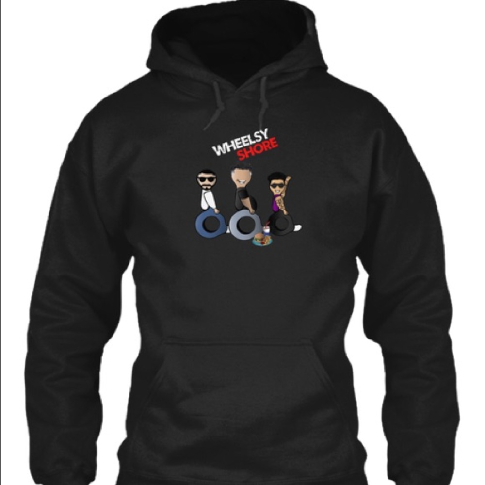 Jersey Shore on wheels hoodie